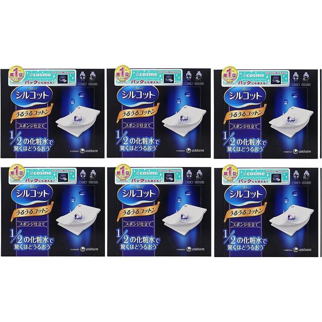 [Set product] Silcot Uruuru Sponge Tailoring (40 pieces) x6