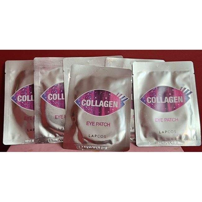 LAPCOS Collagen Hydrogel Eye Mask- Lot of 6