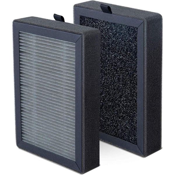 Levoit LV-H128 Air Purifier, Replacement Filter, Black, hepa, Removes 99.97% Fine Particles