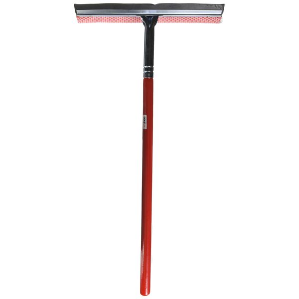 Winco Window Squeegee and Sponge, Medium, Red