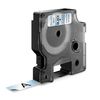 Dymo, 45010, Tape, Black/Clear, 23 ft. L, 1/2 In. W