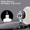 Vishine Long Lasting Soak Off Nail Polish Base + Top Coat Set Gel 15ml