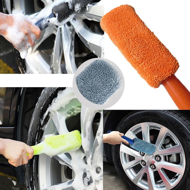 Car Wheel Brush Cleaner Tire Cleaning Brush For Car Auto Vehicle