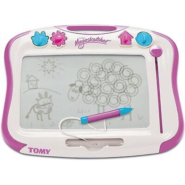 Megasketcher Tomy Games E73512 Magnetic Drawing Board, Purple