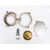 Dental aluminum flask for laboratory spring press compress and denture prepare