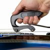Shredneck Guitar String Stretcher, Ergonomic Handle with Roller Wheels, Black
