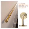 DOITOOL 6pcs Stair Handrail Bracket Wall Rail Bracket Pipe Rack Stainless Steel Armrest