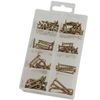 Neilsen CT0452 120pc Assorted Wood Screw Set with Multiple Sizes - Durable and Convenient Storage Box