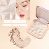 ELESSY Diamond Highlight Powder, 4 Colors, Highlight Luminizer, Sparkling, 3D Feel, Pearl, Glossy Skin, 0.4 oz (11 g) - 03 Sun Glow