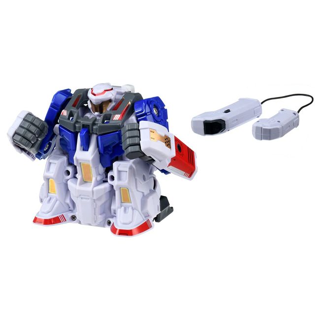 Takara Tomy Human Machine Integrated Butt Buster White Ganbomber