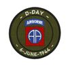 VAN OS Fabric Badge D-Day 82nd Airborne #7107