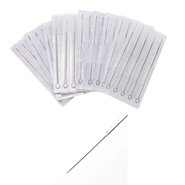 Tattoo Needles 1RL,New Star Tattoo 50pcs Disposable Sterilized Bugpin Needles Premium Quality Tattoo Needle Liners 1RL Tattoo Needles 1 Round Liner (1RL)