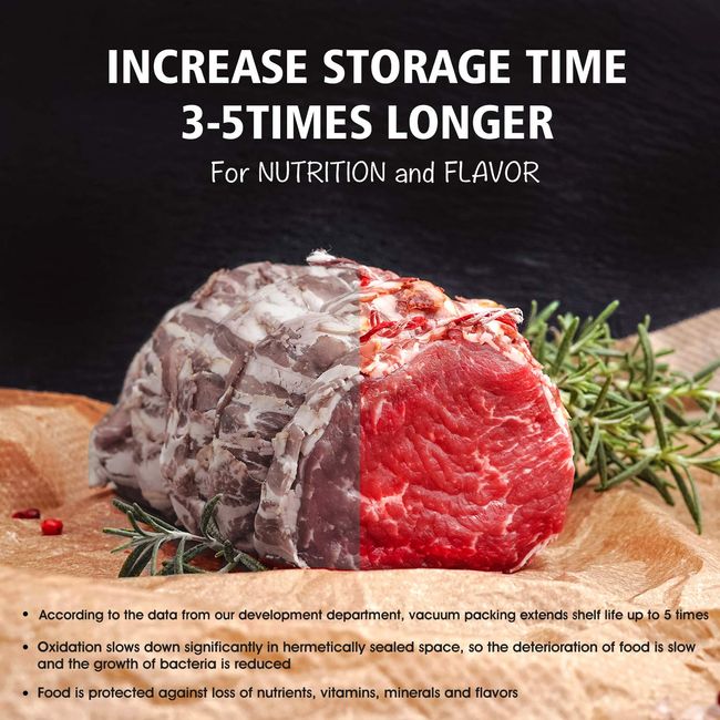 5 Rolls/ 2 Rolls Lot Kitchen Food Vacuum Bag Storage Bags for Vacuum Sealer  Food Keep 12+15+20+25+28cm - AliExpress