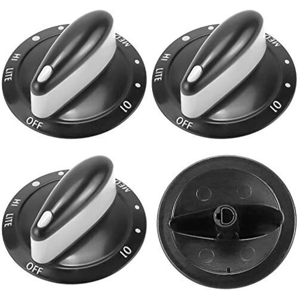 74011287 Surface Gas Range Burner Knob Cooktop Burner Control Knob Replacement