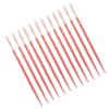 200pcs Double-Head Toothpicks Soft Plastic Oral Care Interdental Floss Cleaners Braces Brush,toothpicks(Pink)