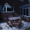 kenable Wireless LED Motion Sensor 360 Degree Weatherproof SMD LED Light White