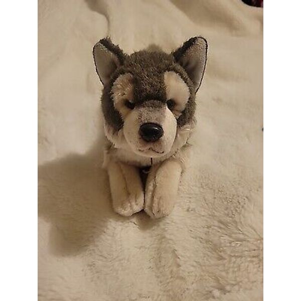 RUSS Grey Gray Wolf Pup Plush Yomiko Classics Collection Stuffed Animal 12"