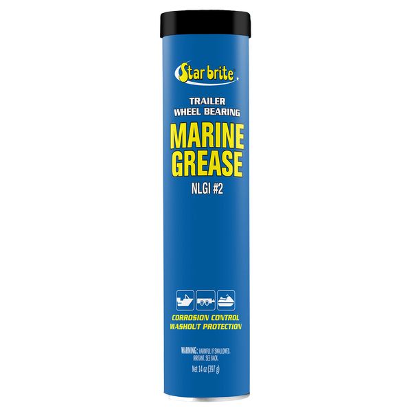 STAR BRITE Wheel Bearing Grease - Boat Trailer Marine Grade - 14 OZ Grease Gun Cartridge (026014)