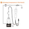 KZYEE KM10 Circuit Tester PowerScan Electrical System Diagnostic Tool 12V & 24V