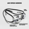 Arena SWIM GOGGLES AIRSPEED MIRROR - SILVER-BLUE