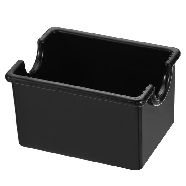 PATIKIL Plastic Tea Box Tea Bag Organizer Coffee Bag Storage Container for Kitchen Pantry Cabinet Countertop Style 2 Black