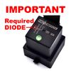 HD Switch - 2 Pack - 12V Relay fits Scag 483013 with Diode - Weatherproof - LED Indicator Upgrade