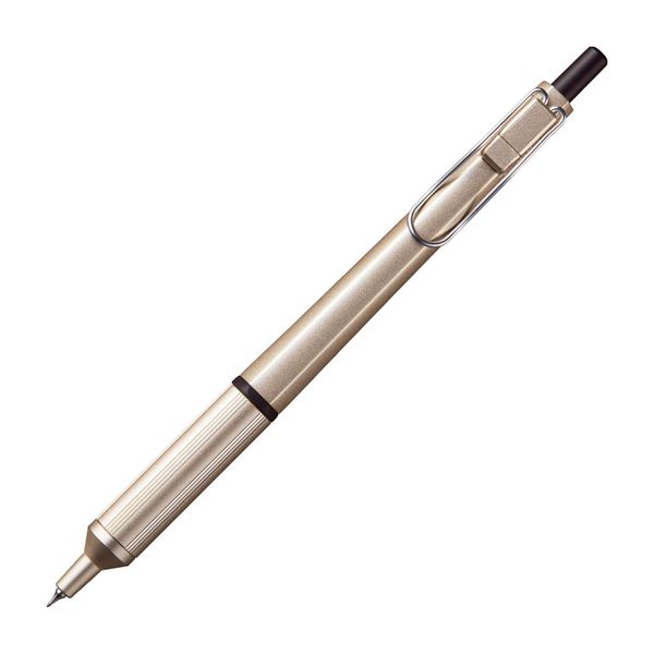 Mitsubishi Pencil SXN100328.25 Permanent Ballpoint Pen, Jet Stream Edge, 0.28, Champagne Gold, Extra Fine Point But Easy to Write