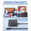 15V 2.6A AC Adapter Compatible with Nintendo Switch Game Console Switch Lite LITE OLED & Pro Controller SwitchDock, Wall Charger with 5ft Type C Cable (Support TV Mode, Dock Station)