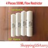 4 Pcs 550 ML Flow Restrictor Push In Quick Connect Under Sink RO Water Filter