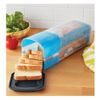 Mainstays Plastic Bread Keeper Single-Loaf Food Dispenser.