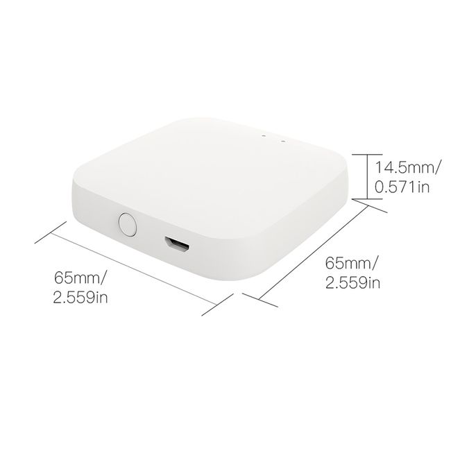 Wireless Bluetooth-compatible Sig Mesh Gateway Hub Tuya Smart Smart Life App Control, Size: 65