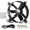 16 Inch Wall Mounted Attic Gable Vent Fan with Adjustable Temperature Thermostat