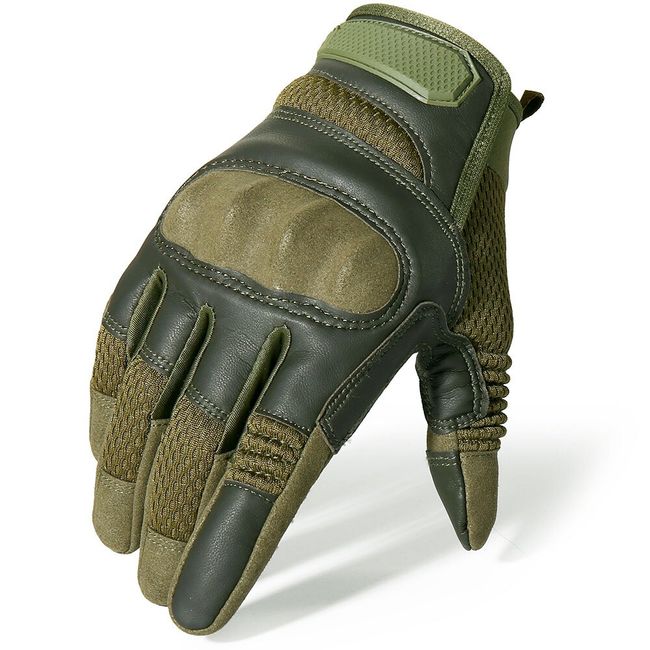 Tactical Full Finger Gloves Knuckles Men's Army Military Hunting Combat  Airsoft