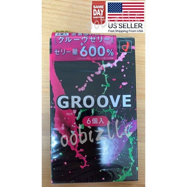 Okamoto GROOVE Anti-Slip Ultra Thin Condoms 6pcs Japan(US seller)