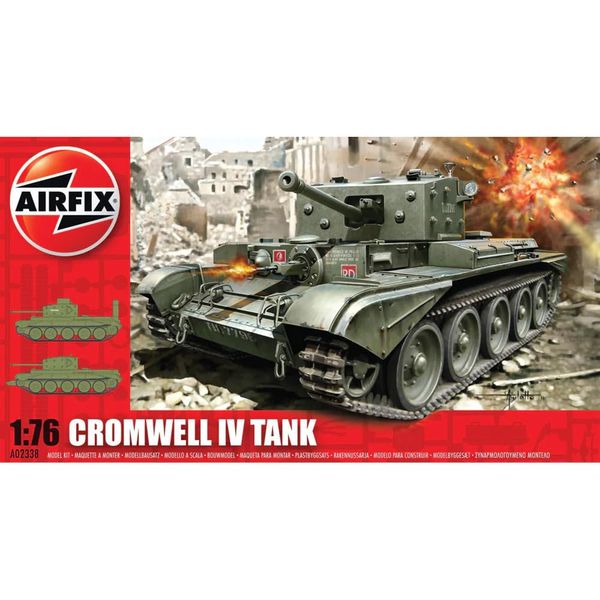 Airfix A02338 Cromwell Cruiser 1:76 Scale Series 2 Plastic Model Kit, for 8+ Years