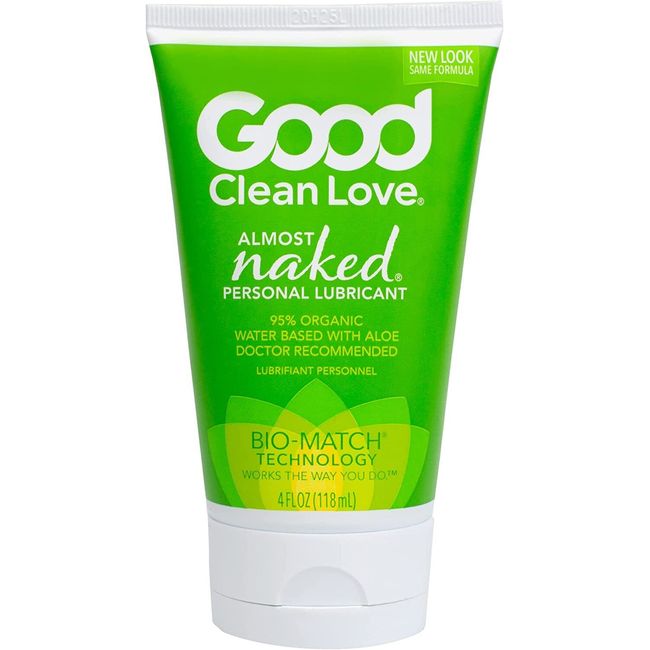 GOOD Clean Love Personal Lubricant - Almost Naked 4 oz (120 ml) /