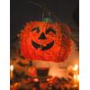 Halloween Pumpkin 3D Orange Paper Pinata - 12.5" x 11" (1 Pc) - Fun & Spooky Smash-Ready Design for Memorable Celebrations