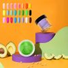 TEEROVA 24 Colors Acrylic Powders Set, Professional Popular Colored Acrylic Nail Powder for Nail Art 3D DIY Tips Decoration, DIY Starter Kit Nail Extension Powders