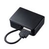 Sanwa Supply USB 2.0 Hub with Card Reader (Black) USB-2HC319BK