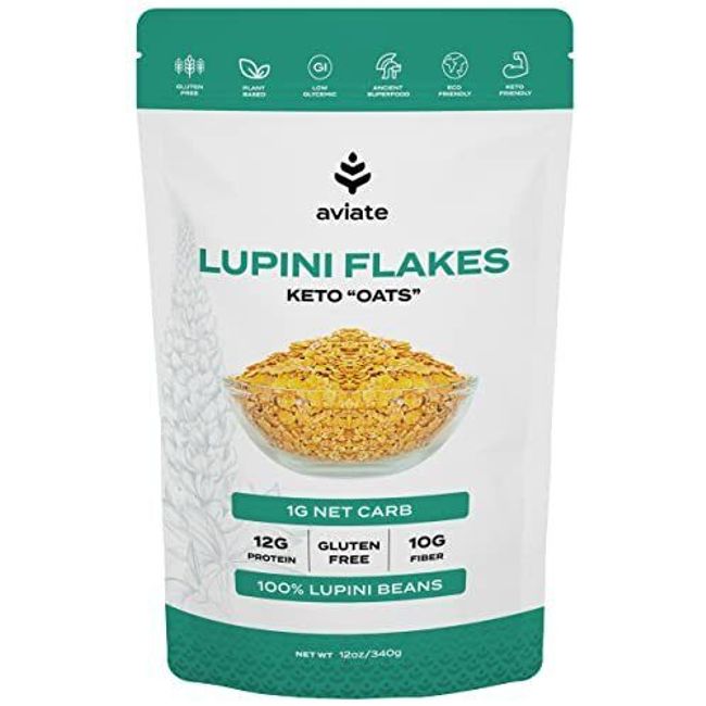 Lupini FLAKES - Keto "Oats" & Vegan Friendly Superfood - Non-GMO, Gluten Free...