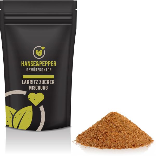 500g Lakritz Zucker Mischung Lakritzpulver Gewürz gemahlen Zuckermischung