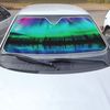 Northern Lights Car Windshield Sun Shade Universal Front Windshield Sunshade