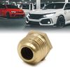 sourcing map 2pcs M16 x 1.5 Thread Brass Straight Grease Nipple Fitting for Car