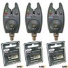 3 NGT VX1 Bite Alarms & Batteries
