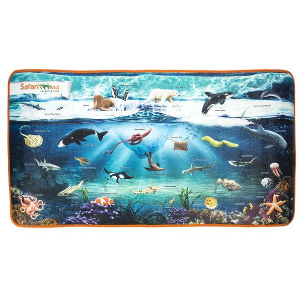 Safari Ltd Ocean Playmat Wild Sealife