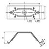 Table Corner Brackets Braces 95mm Complete Set With Spanner