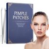 252pcs Pimple Patches Day & Night Use 2 in 1 Pimple Spots Invisible Hydrocolloid Patches Spot Treatment Stickers Effective Pimple Healing Patch (8mm&12mm)