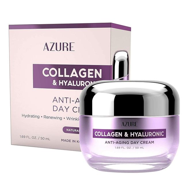 AZURE Collagen & Hyaluronic Anti Aging Day Cream 1.69 fl.oz - Reduced Wrinkles