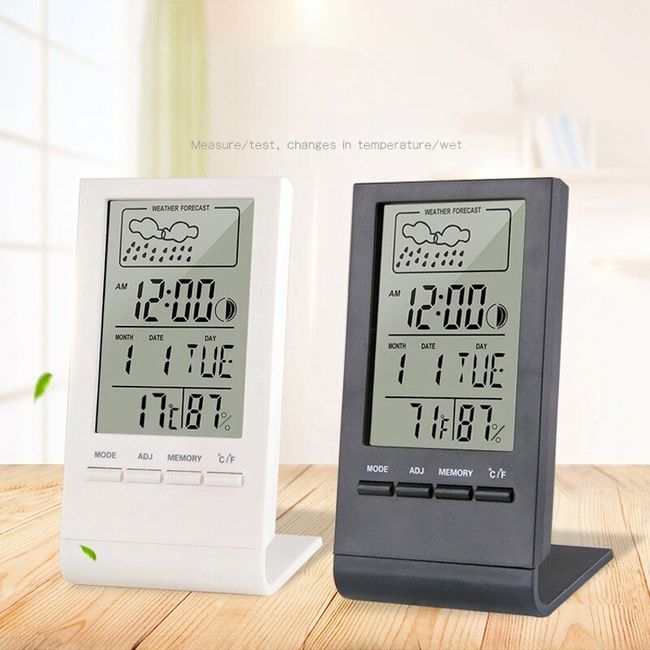 Digital LCD Indoor-Outdoor Thermometer Hygrometer Electronic Temperature  Humidity Meter Weather Station - China Digital Thermometer Hygrometer,  Thermometer Hygrometer