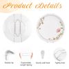Plate Hangers for Wall for 8-10 inch, 6 Pack, Silver